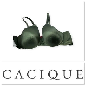 Cacique Olive Green Bra
